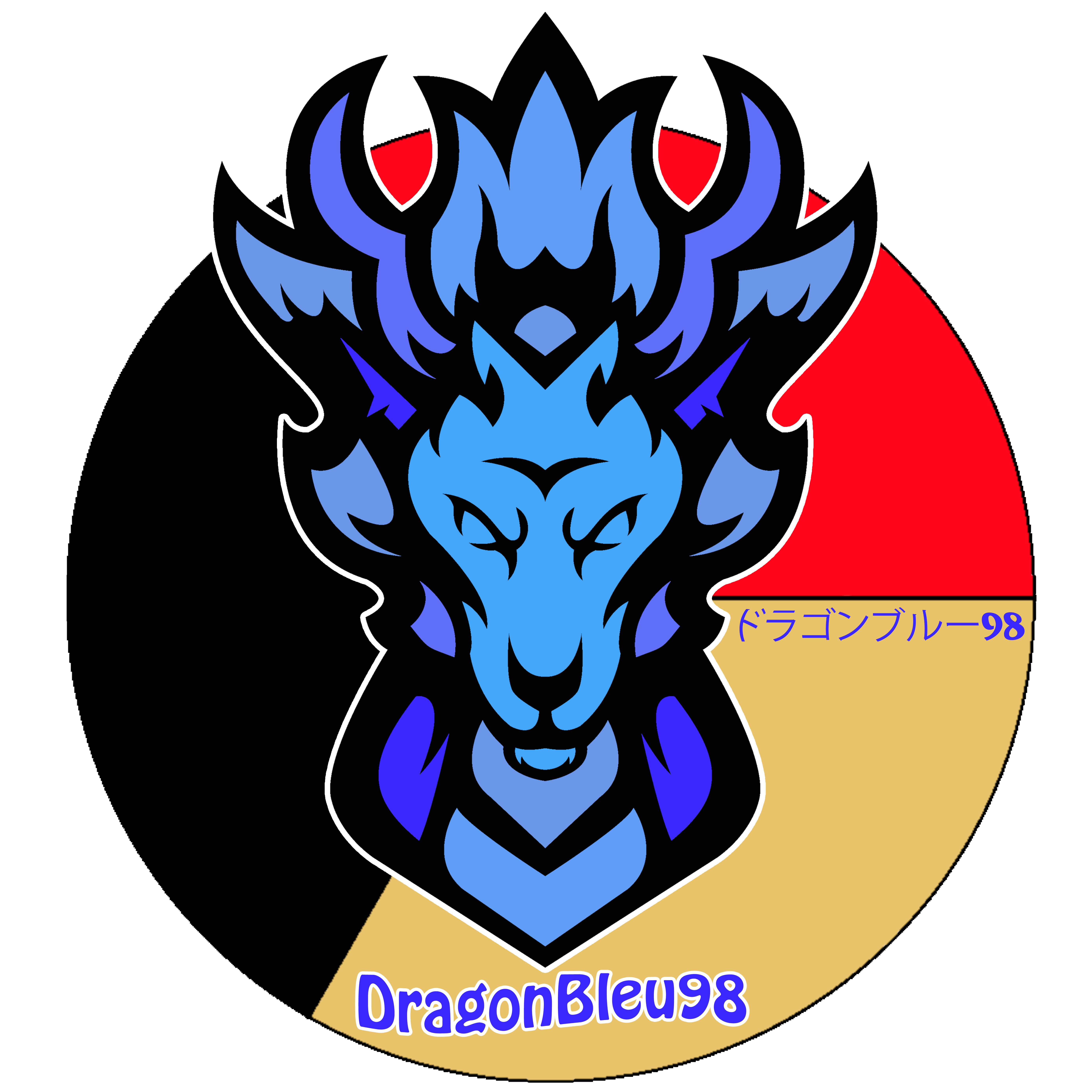 Logo de DragonBleu98, cosplayeuse